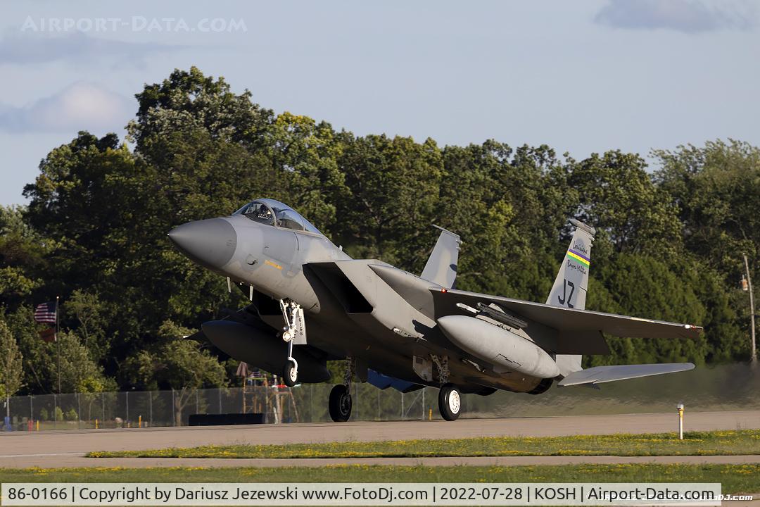 86-0166, 1986 McDonnell Douglas F-15C Eagle C/N 1014/C394, F-15C Eagle 86-0166 JZ from 122nd FW 