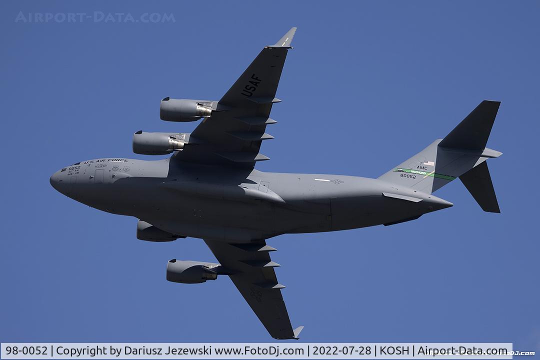 98-0052, 1998 Boeing C-17A Globemaster III C/N 50056/P-52, C-17A Globemaster 98-0052  from 62 AW 446th AW McChord AFB, WA