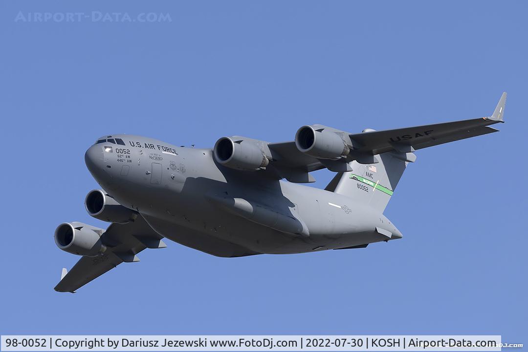 98-0052, 1998 Boeing C-17A Globemaster III C/N 50056/P-52, C-17A Globemaster 98-0052  from 62 AW 446th AW McChord AFB, WA