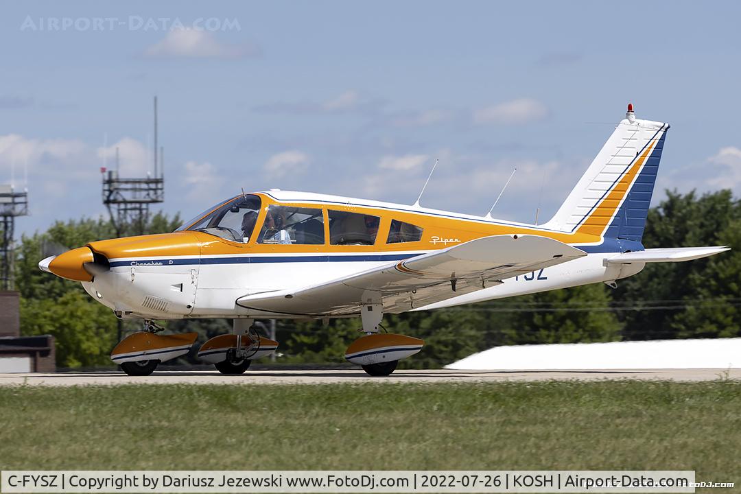 C-FYSZ, 1969 Piper PA-28-180 Cherokee C/N 28-5205, Piper PA-28-180 Cherokee  C/N 28-5205, C-FYSZ