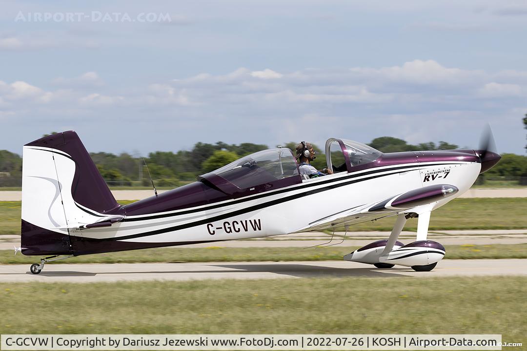 C-GCVW, 2006 Vans RV-7 C/N 71466, Vans RV-7  C/N 71466, C-GCVW