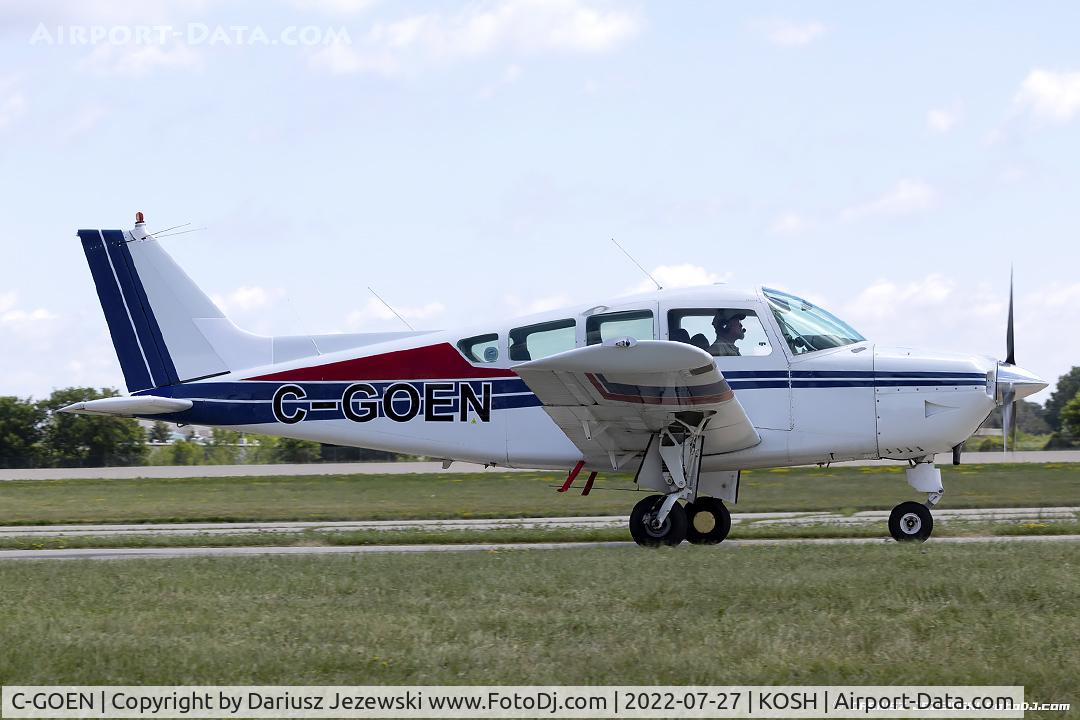 C-GOEN, 1974 Beech B24R Sierra C/N MC424, Beech B24R Sierra  C/N MC424, C-GOEN