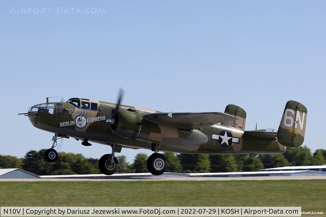 N10V, 1943 North American B-25H Mitchell C/N 98-21433, North American B-25H Mitchell 