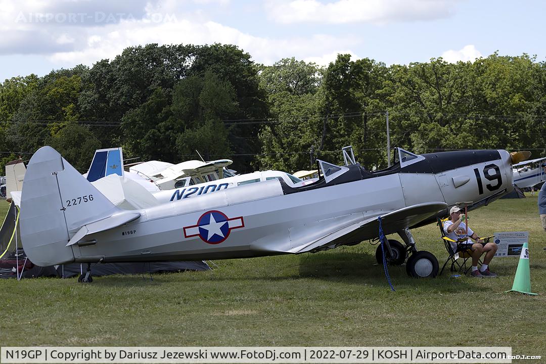 N19GP, 1942 Fairchild PT-19A C/N T42-1844, Fairchild PT-19A  C/N T421844, N19GP