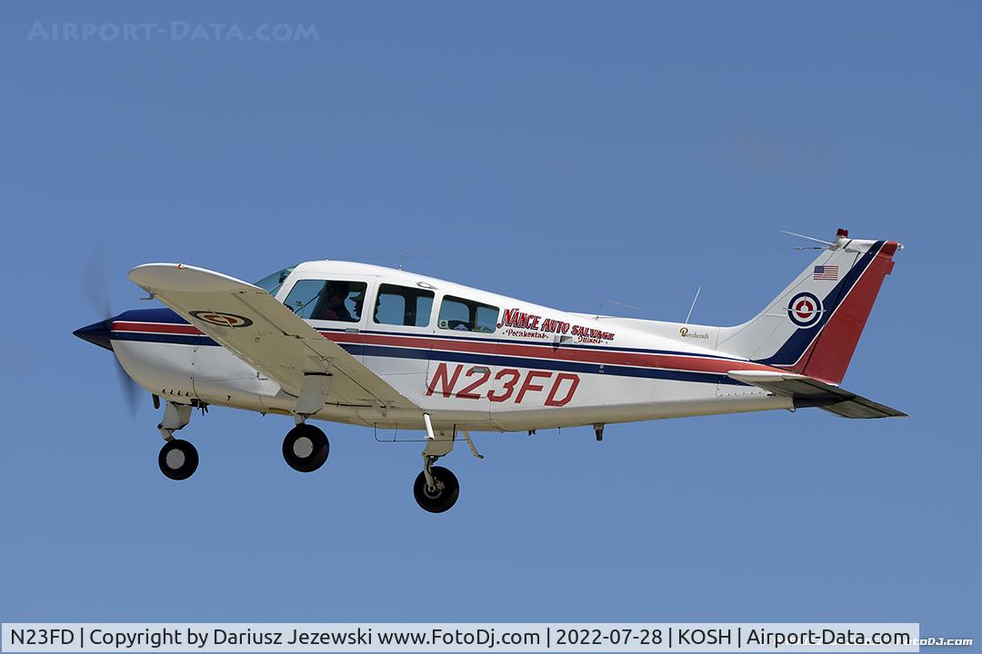 N23FD, 1975 Beech C23 Sundowner 180 C/N M-1663, Beech C23 Sundowner  C/N M-1663, N23FD