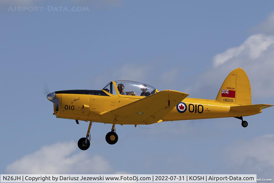 N26JH, 1953 De Havilland DHC-1 Chipmunk 22 C/N C1/0887, De Havilland Canada DHC-1 Chipmunk 22  C/N C1-0887, N26JH
