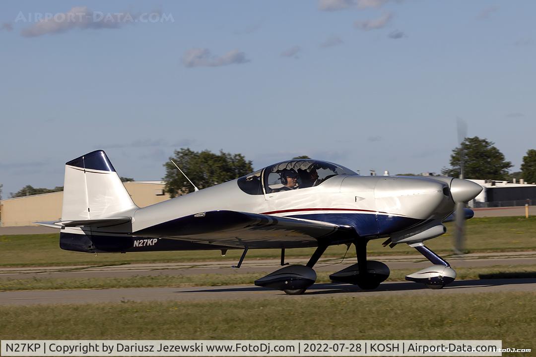 N27KP, 2007 Vans RV-6A C/N 22066, Vans RV-6A  C/N 22066, N27KP