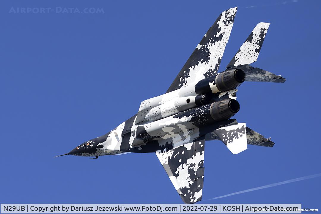 N29UB, 1989 Mikoyan-Gurevich MiG-29UB C/N 50903014896, Mikoyan-Gurevich MiG-29UB  C/N 50903014896, N29UB