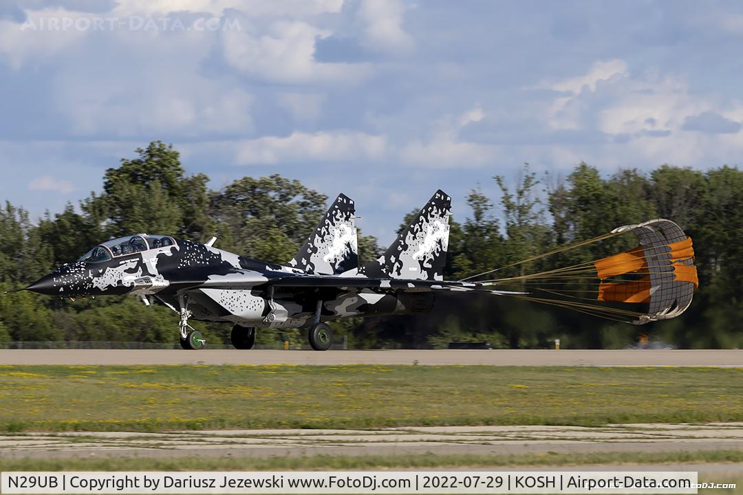 N29UB, 1989 Mikoyan-Gurevich MiG-29UB C/N 50903014896, Mikoyan-Gurevich MiG-29UB  C/N 50903014896, N29UB