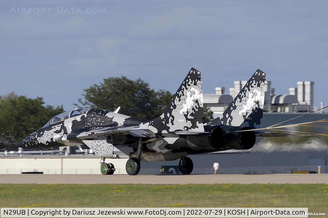 N29UB, 1989 Mikoyan-Gurevich MiG-29UB C/N 50903014896, Mikoyan-Gurevich MiG-29UB  C/N 50903014896, N29UB
