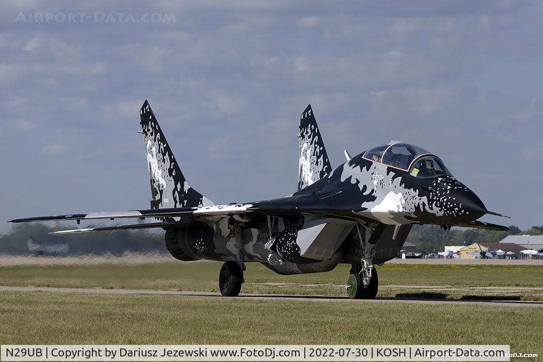 N29UB, 1989 Mikoyan-Gurevich MiG-29UB C/N 50903014896, Mikoyan-Gurevich MiG-29UB  C/N 50903014896, N29UB