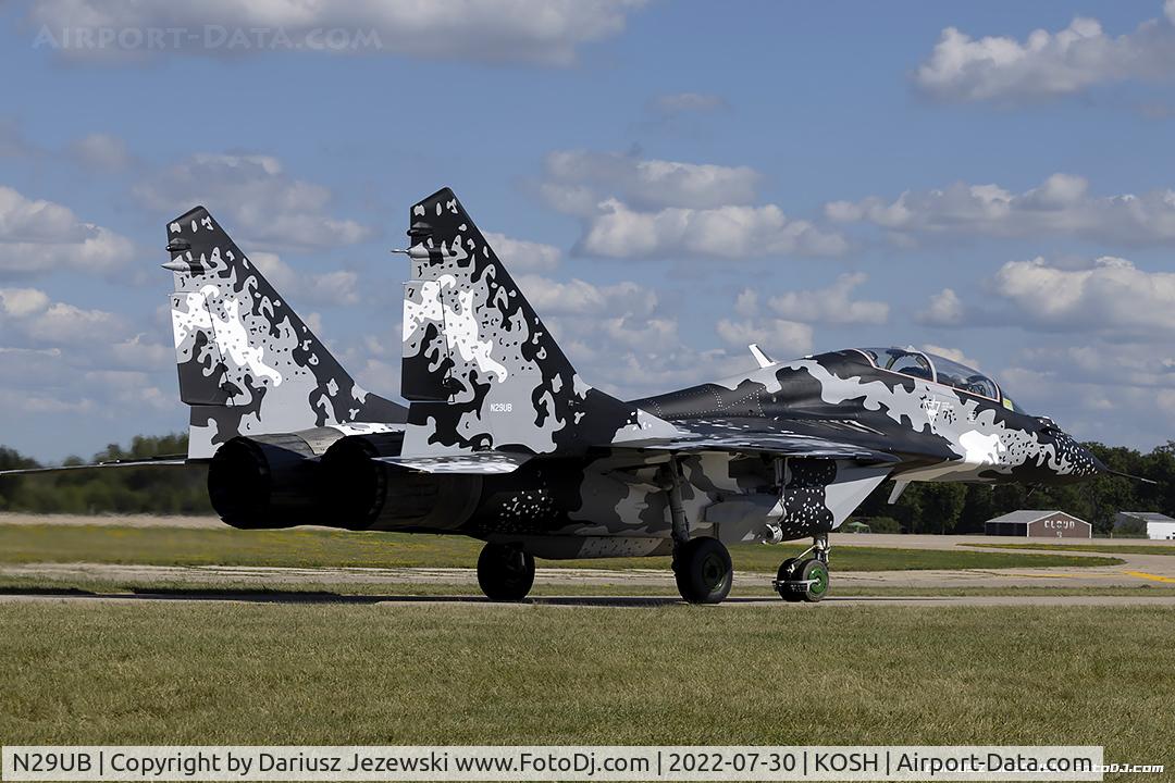 N29UB, 1989 Mikoyan-Gurevich MiG-29UB C/N 50903014896, Mikoyan-Gurevich MiG-29UB  C/N 50903014896, N29UB