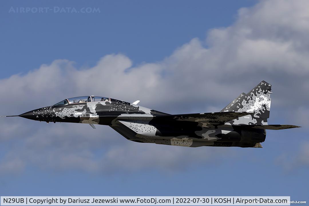 N29UB, 1989 Mikoyan-Gurevich MiG-29UB C/N 50903014896, Mikoyan-Gurevich MiG-29UB  C/N 50903014896, N29UB
