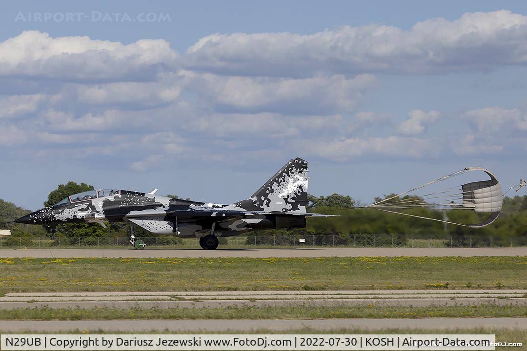 N29UB, 1989 Mikoyan-Gurevich MiG-29UB C/N 50903014896, Mikoyan-Gurevich MiG-29UB  C/N 50903014896, N29UB