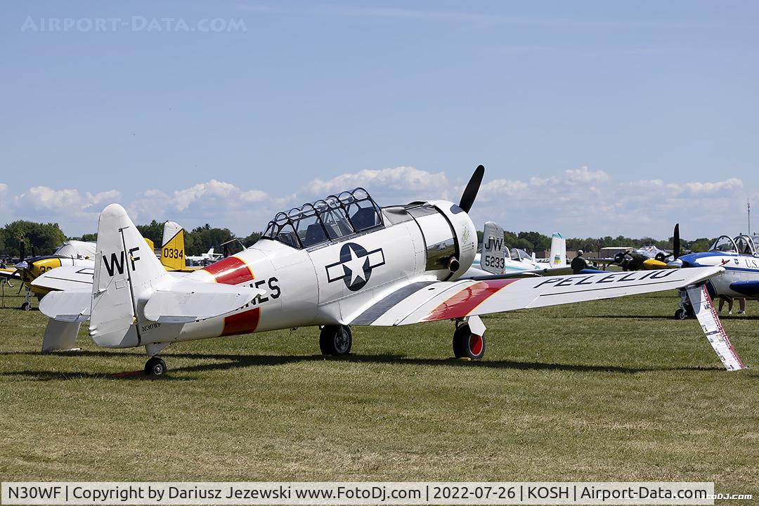 N30WF, 1951 North American T-6G Texan C/N 182-694, North American T-6G Texan  C/N 51-15007, N30WF