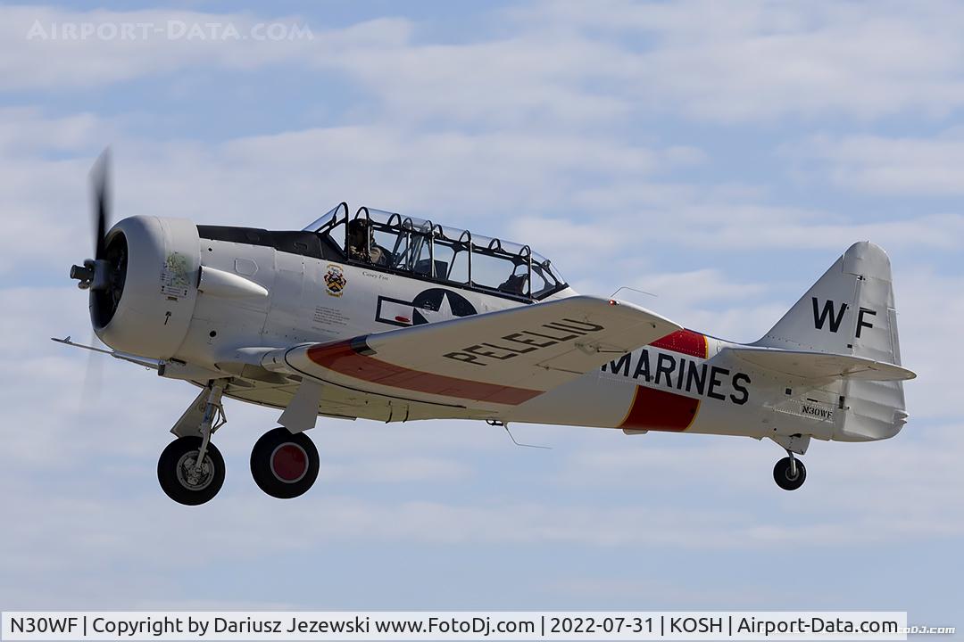 N30WF, 1951 North American T-6G Texan C/N 182-694, North American T-6G Texan  C/N 51-15007, N30WF