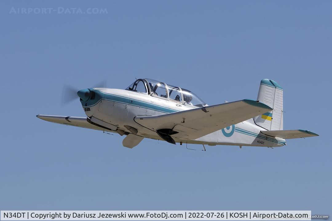 N34DT, 1953 Beech T-34A (A45) Mentor Mentor C/N G-114, Beech A45 (T-34A) Mentor  C/N G-114, N34DT