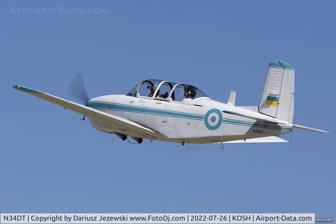 N34DT, 1953 Beech T-34A (A45) Mentor Mentor C/N G-114, Beech A45 (T-34A) Mentor  C/N G-114, N34DT