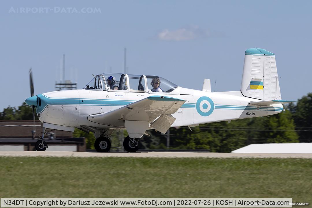 N34DT, 1953 Beech T-34A (A45) Mentor Mentor C/N G-114, Beech A45 (T-34A) Mentor  C/N G-114, N34DT