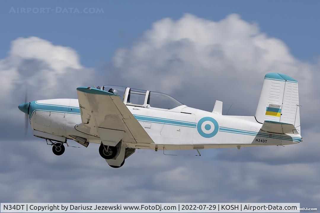 N34DT, 1953 Beech T-34A (A45) Mentor Mentor C/N G-114, Beech A45 (T-34A) Mentor  C/N G-114, N34DT