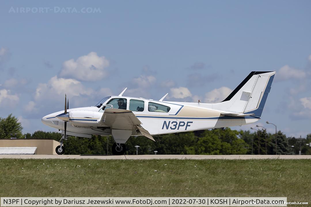 N3PF, 1962 Beech 95-A55 Baron C/N TC-296, Beech 95-A55 Baron  C/N TC-296, N3PF