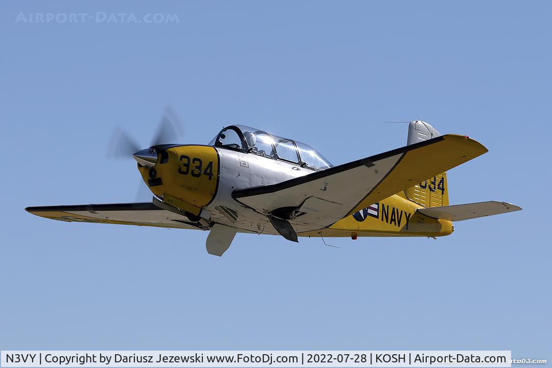 N3VY, 1957 Beech D-45 Mentor C/N BG-334, Beech D45(T-34B) Mentor  C/N BG-334, N3VY