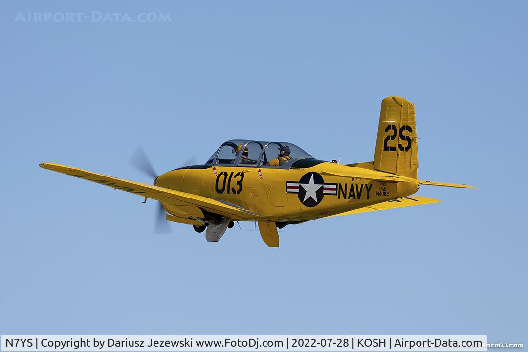 N7YS, 1957 Beech D-45 Mentor C/N BG-389, Beech D45(T-34B) Mentor  C/N BG-389, N7YS