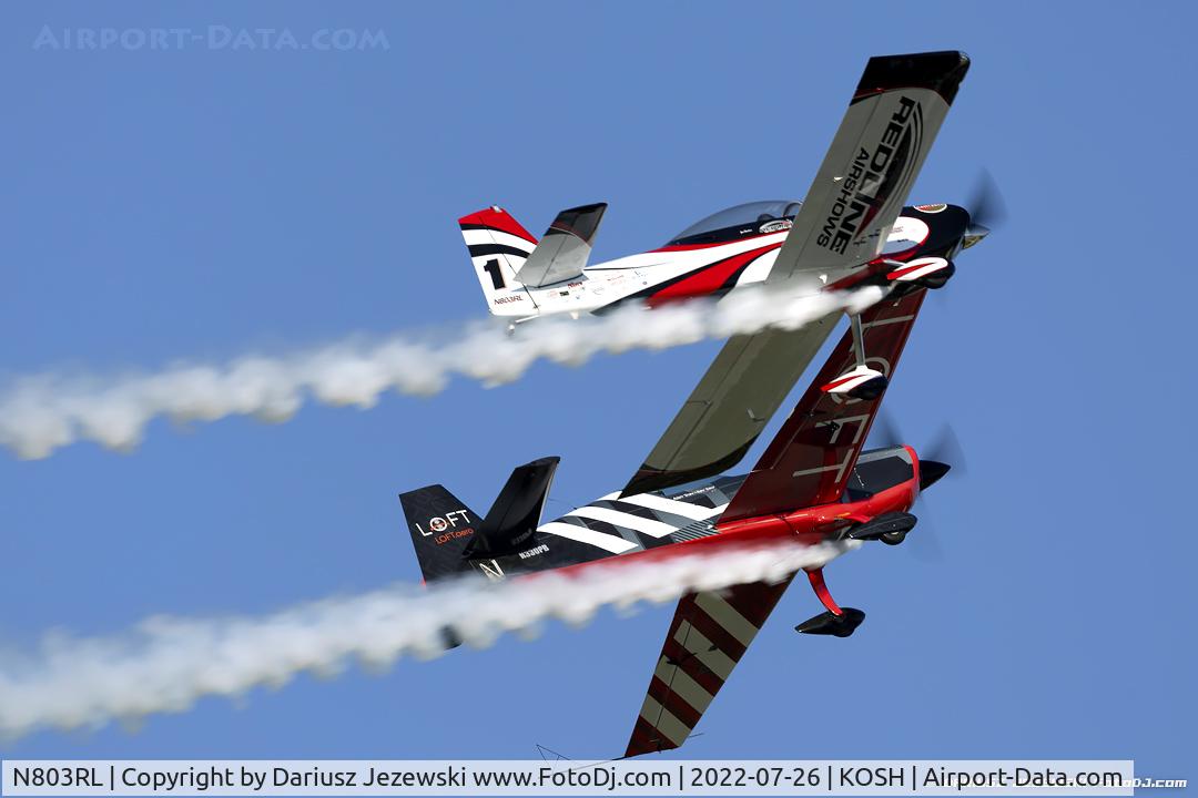 N803RL, 2018 Vans RV- 8 C/N 83478, Redline Airshows formation aerobatic flight team