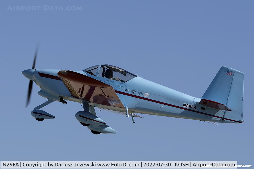 N29FA, Vans RV-6A C/N 60543, Vans RV-6A  C/N 60543, N29FA