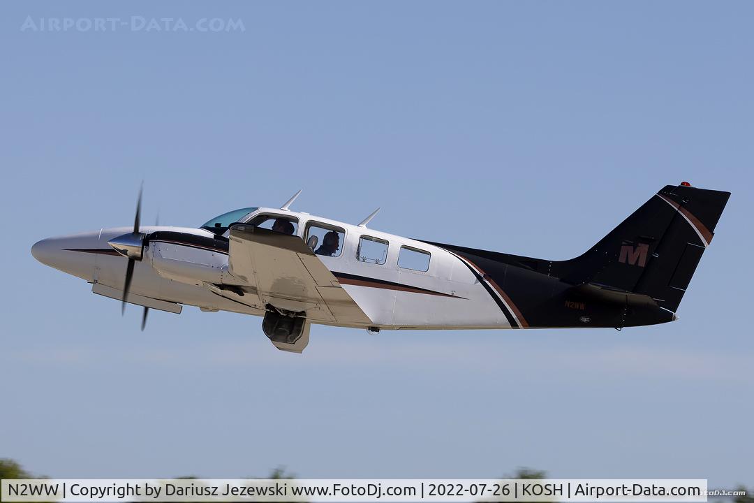 N2WW, 1976 Beech 58 Baron C/N TH-710, Beech 58TC Baron  C/N TH-710, N2WW