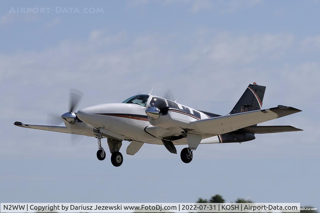 N2WW, 1976 Beech 58 Baron C/N TH-710, Beech 58TC Baron  C/N TH-710, N2WW