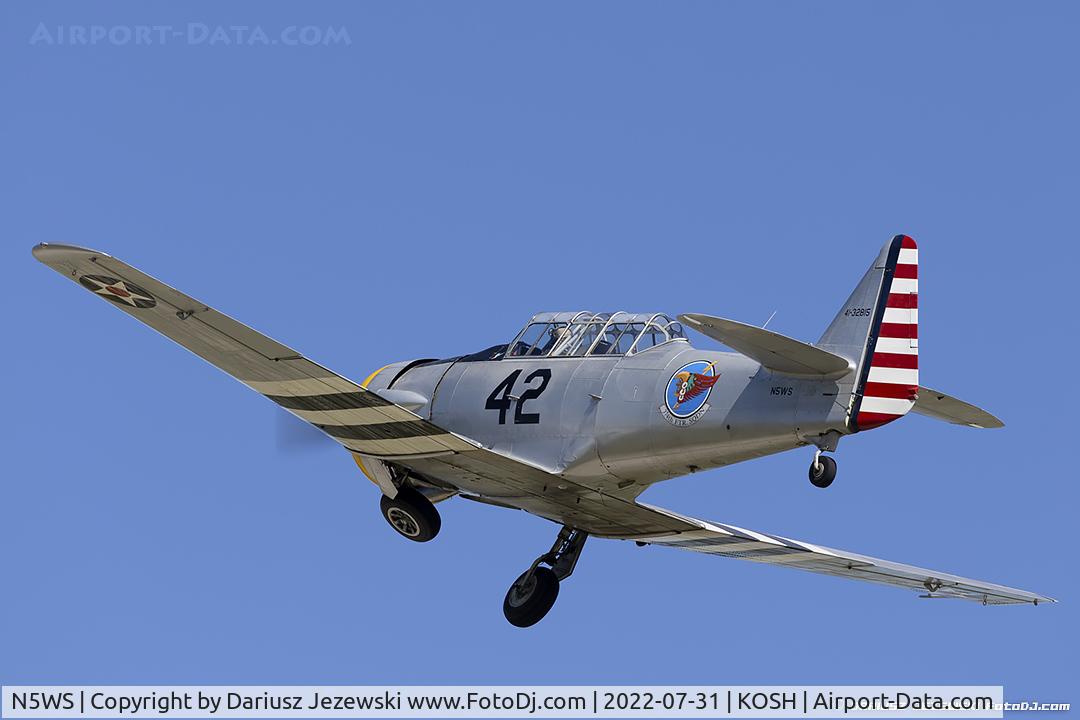 N5WS, 1942 North American/walker/screws AT6C C/N 41-32815, North American AT-6C Texan  C/N 41-32815, N5WS