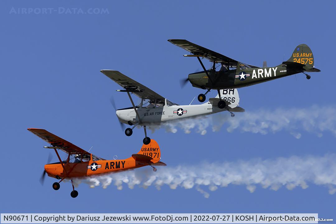 N90671, 1951 Cessna O-1A Bird Dog C/N 22285, Cessna 305A L-19A Bird Dog  C/N 22285, N90671