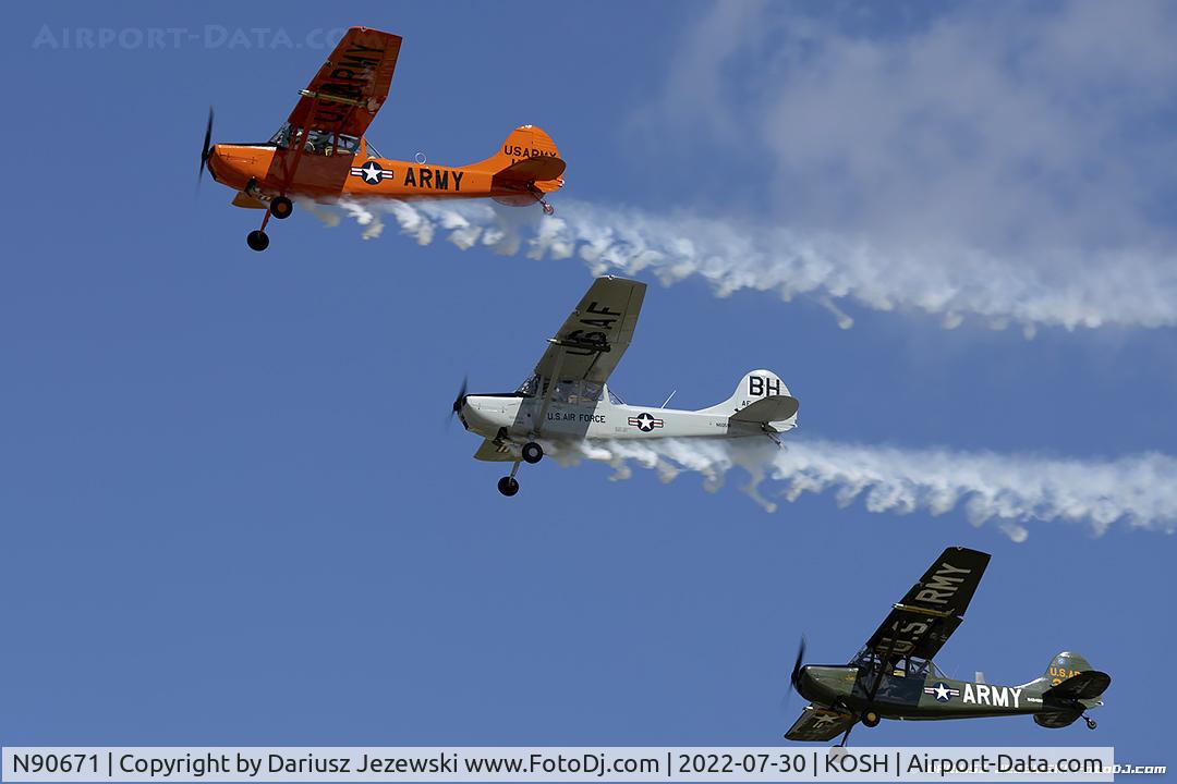 N90671, 1951 Cessna O-1A Bird Dog C/N 22285, Cessna 305A L-19A Bird Dog  C/N 22285, N90671