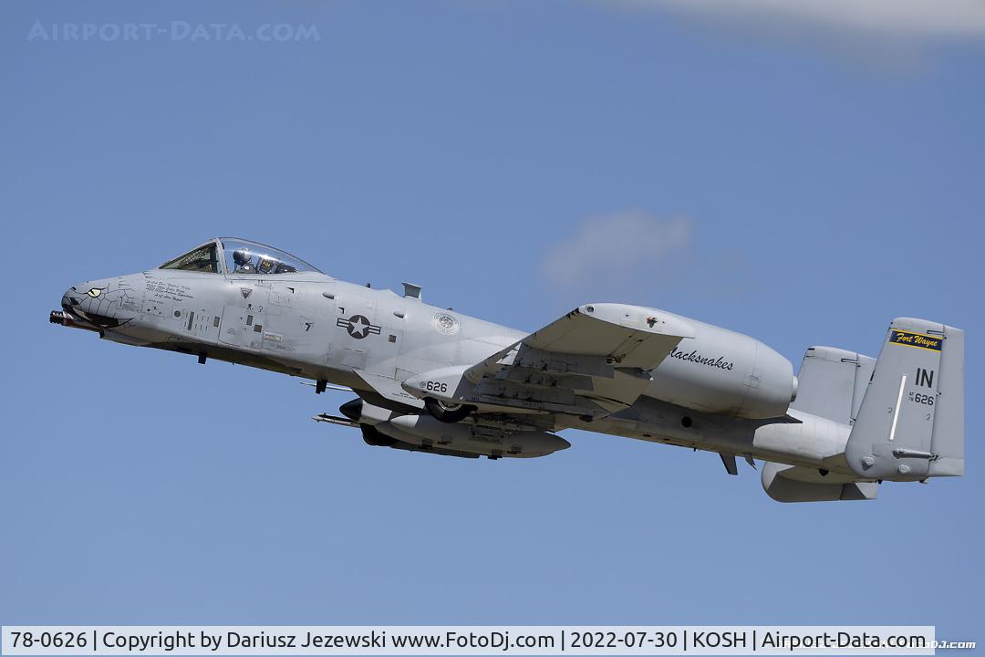 78-0626, 1978 Fairchild Republic A-10C Thunderbolt II C/N A10-0246, A-10A Thunderbolt 78-0626 MA from 131st FS 