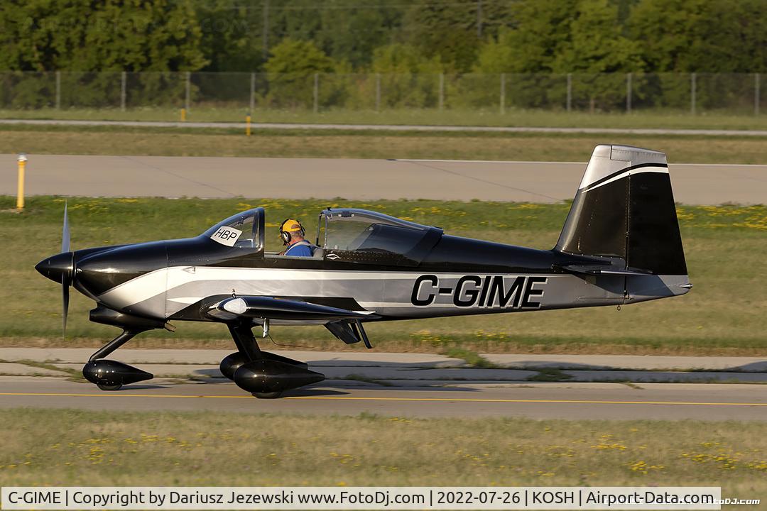 C-GIME, 2008 Vans RV-7A C/N 72065, Vans RV-7A  C/N 72065, C-GIME