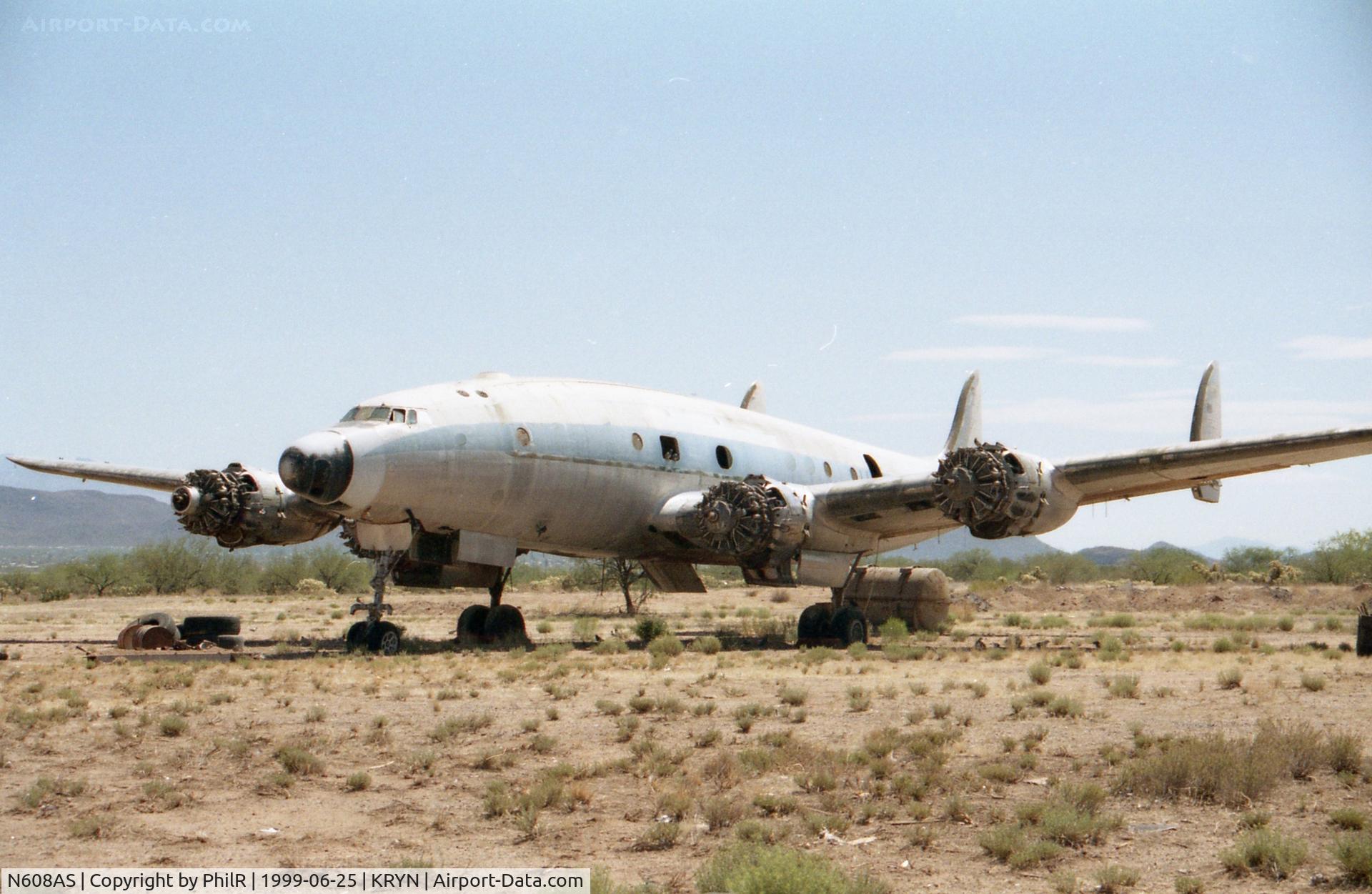 N608AS, 1948 Lockheed 749-79 Constellation C/N 2600, N608AS 1948 Lockheed L-749A (VC-121B)  Constellation Ryan Field Az