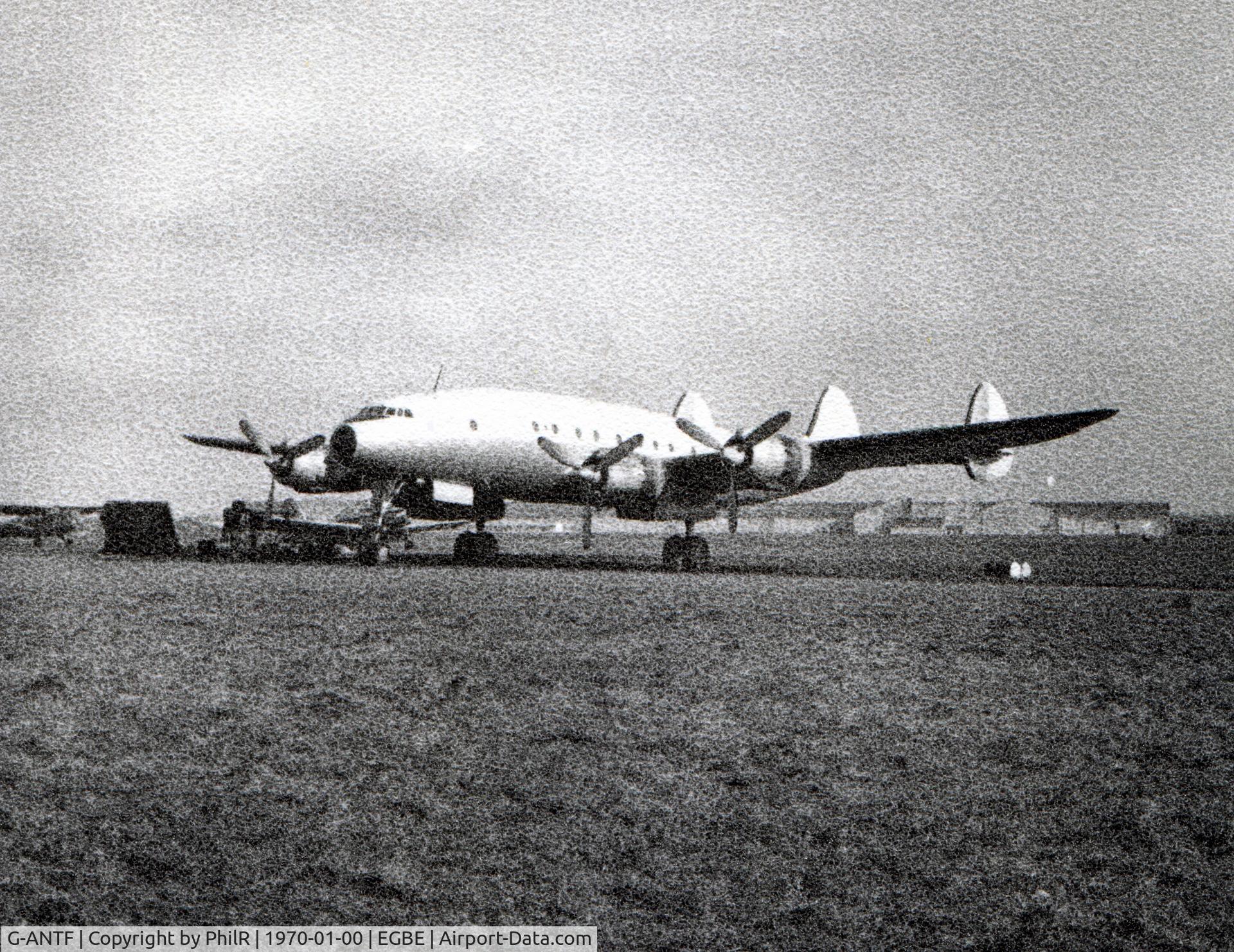 G-ANTF, 1947 Lockheed L-749A Constellation C/N 2504, G-ANTF 1954 L749 Constellation Ace Freighters Coventry