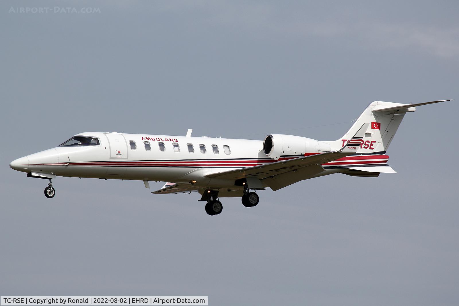 TC-RSE, Bombardier Learjet 45 C/N 45-291, at 16hoven