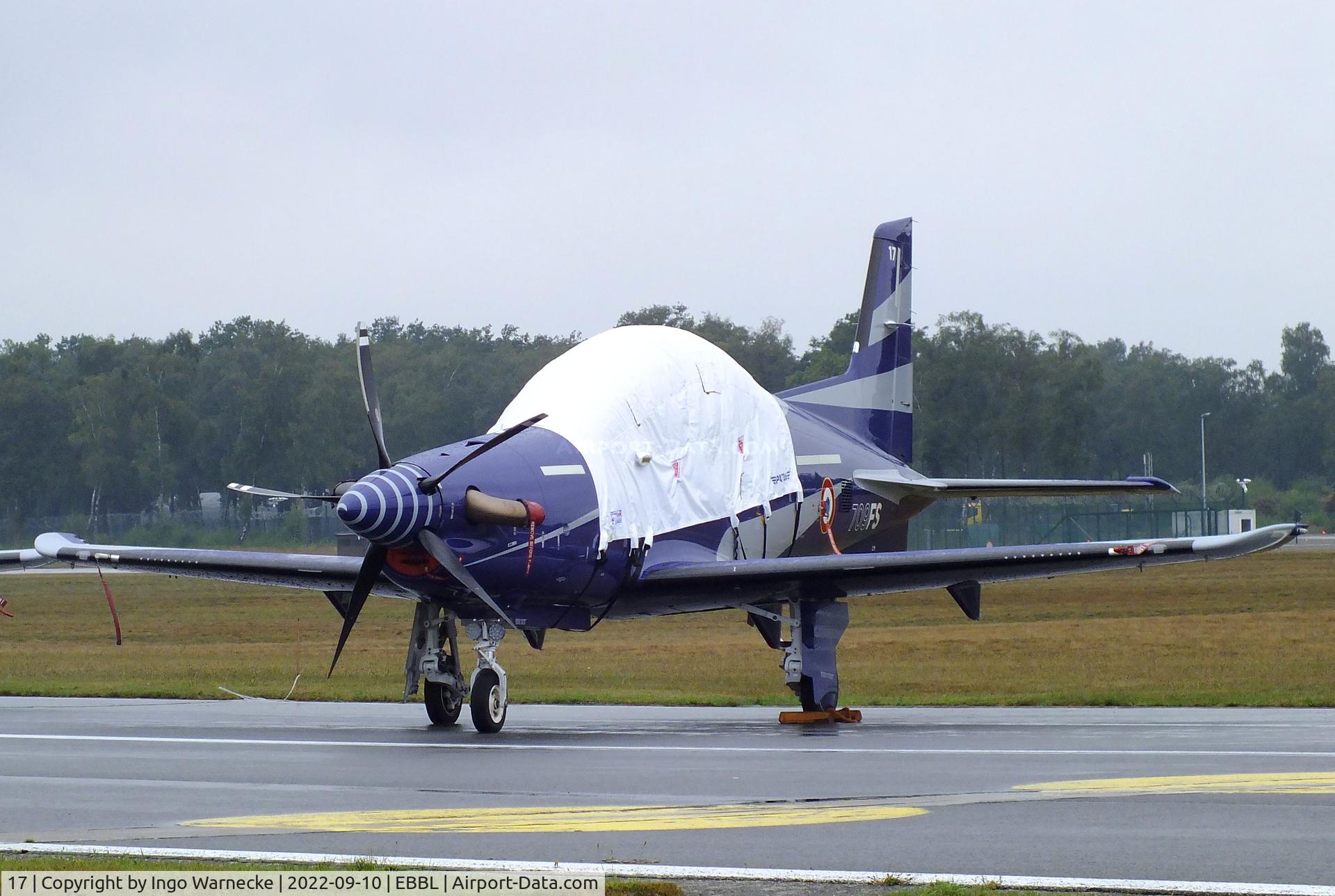 17, 2018 Pilatus PC-21 C/N 309, Pilatus PC-21 of the Armee de l'Air (French Air Force) at the 2022 Sanicole Spottersday at Kleine Brogel air base