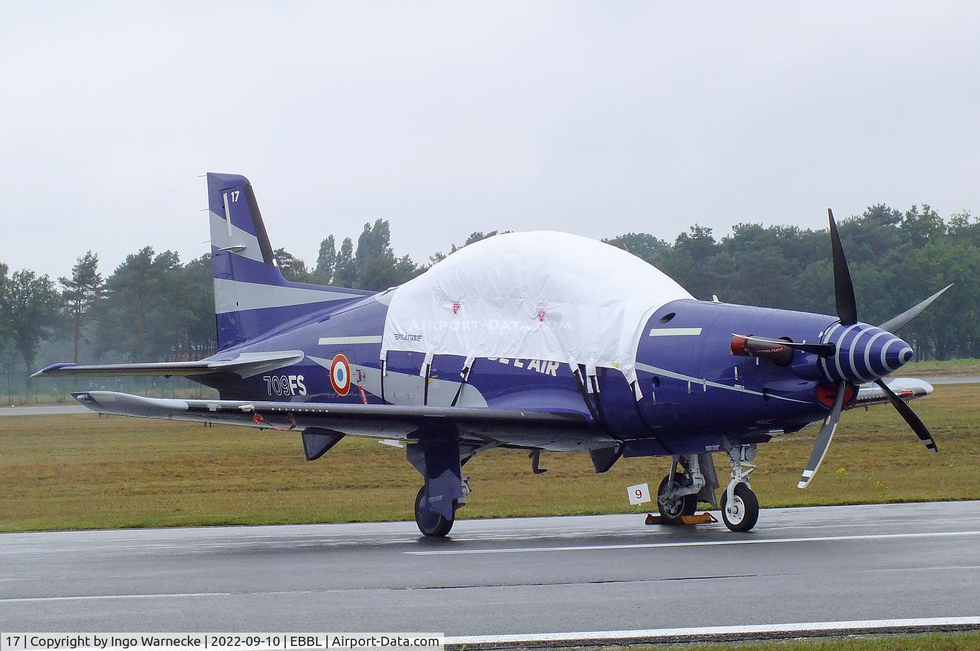 17, 2018 Pilatus PC-21 C/N 309, Pilatus PC-21 of the Armee de l'Air (French Air Force) at the 2022 Sanicole Spottersday at Kleine Brogel air base