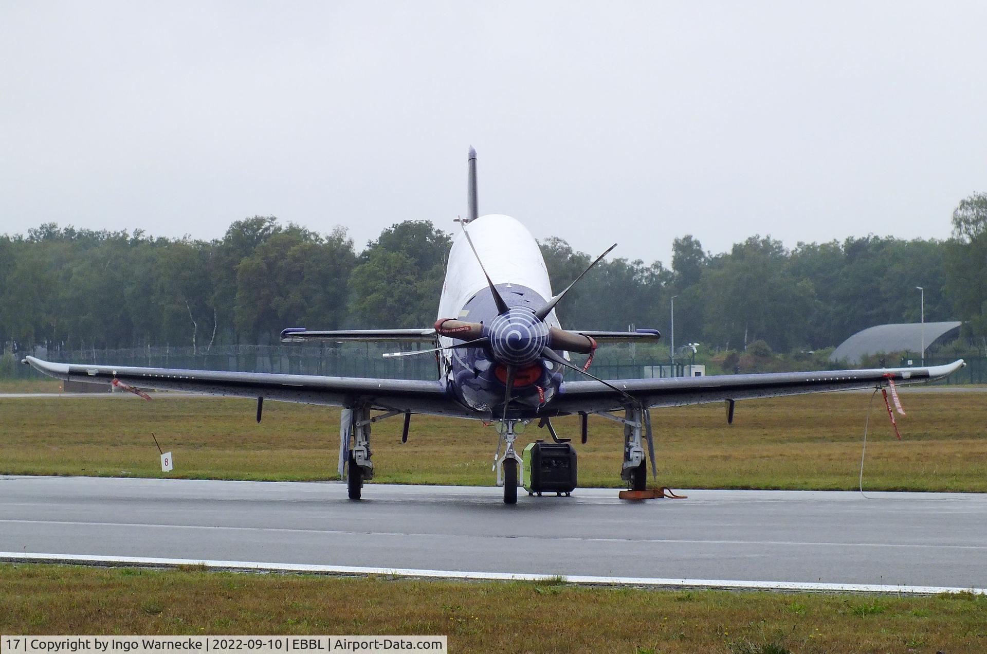 17, 2018 Pilatus PC-21 C/N 309, Pilatus PC-21 of the Armee de l'Air (French Air Force) at the 2022 Sanicole Spottersday at Kleine Brogel air base