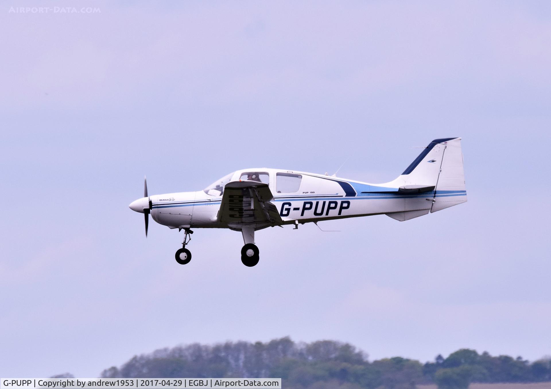 G-PUPP, 1973 Beagle B-121 Pup Series 2 (Pup 150) C/N B121-174, G-PUPP at Gloucestershire Airport.