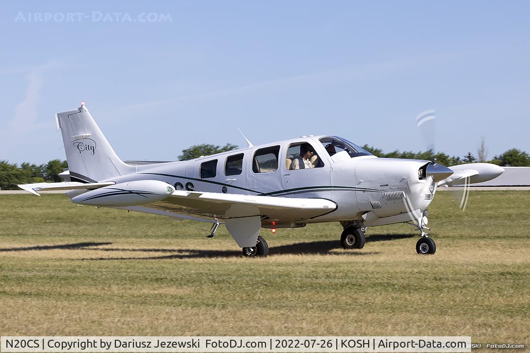 N20CS, 1982 Monnett Sonerai I C/N 329, Beech A36 Bonanza  C/N E-3601, N20CS