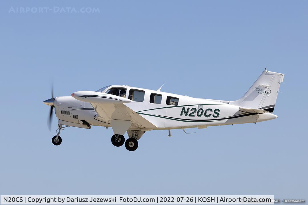 N20CS, 1982 Monnett Sonerai I C/N 329, Beech A36 Bonanza  C/N E-3601, N20CS