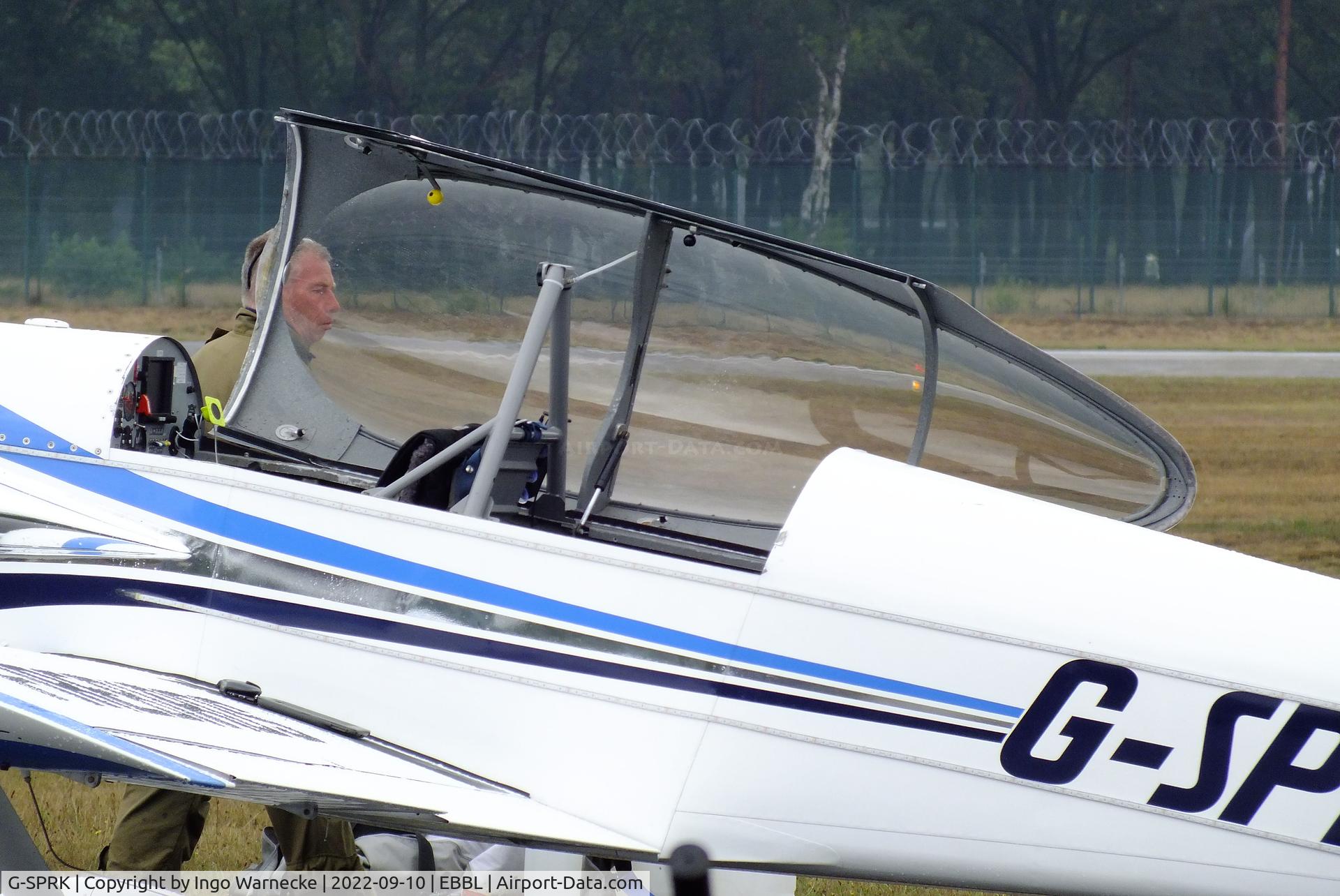 G-SPRK, 1994 Vans RV-4 C/N 845, Vans RV-4 of the Firebirds aerobatic team at the 2022 Sanicole Spottersday at Kleine Brogel air base