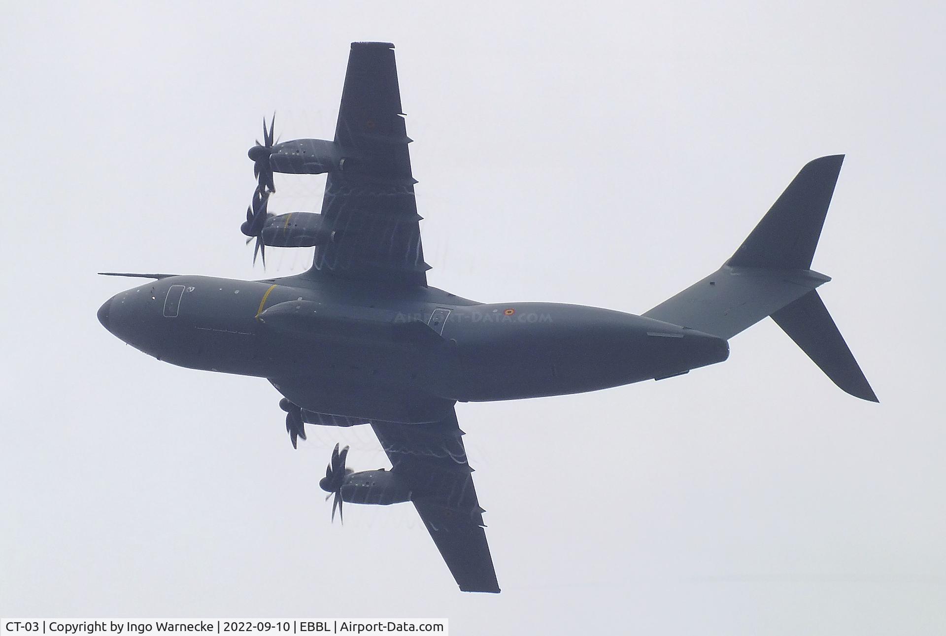 CT-03, 2020 Airbus A400M Atlas C/N 109, Airbus A400M Atlas of the FAeB (Belgian Air Force) at the 2022 Sanicole Spottersday at Kleine Brogel air base
