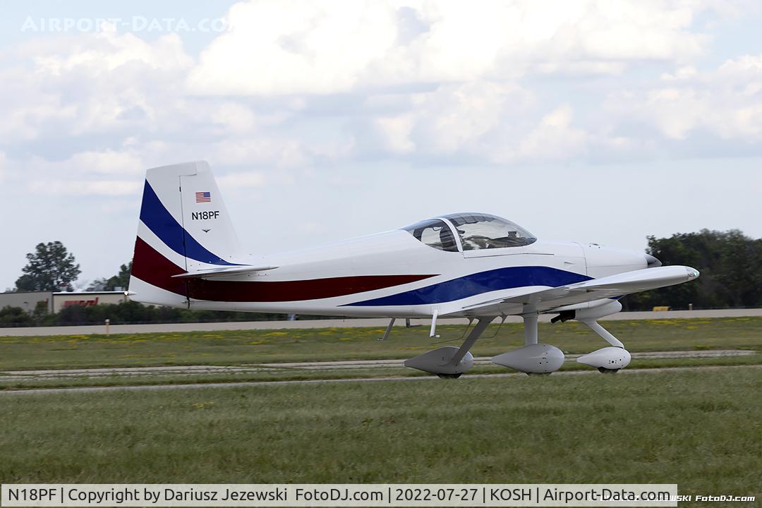 N18PF, Vans RV-7A C/N 3, Vans RV-7A  C/N 3, N18PF