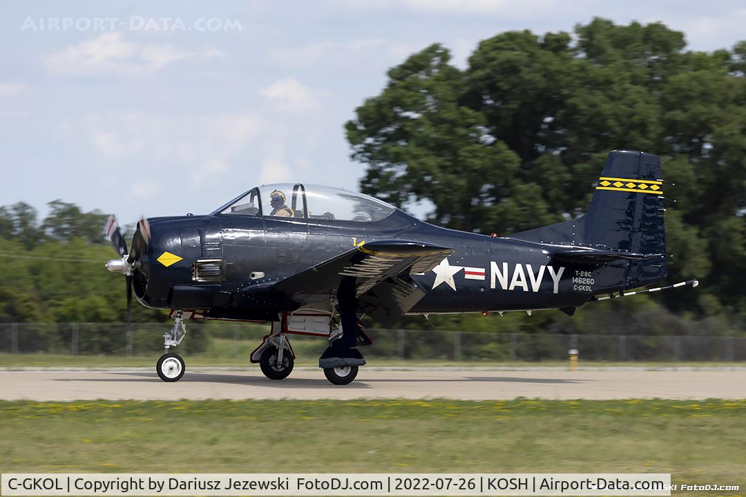 C-GKOL, 1957 North American T-28C Trojan C/N 252-23, North American T-28C Trojan  C/N 146260, C-GKOL