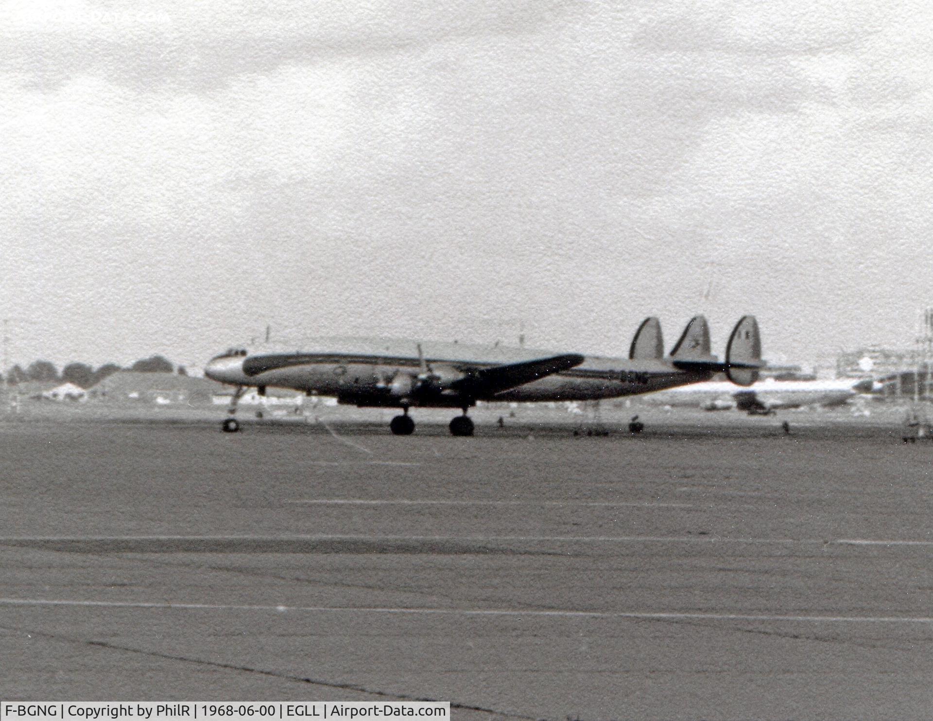 F-BGNG, 1953 Lockheed L-1049G Super Constellation C/N 4516, F-BGNG 1953 Lockheed L-1049G Super Constellation Air France LHR